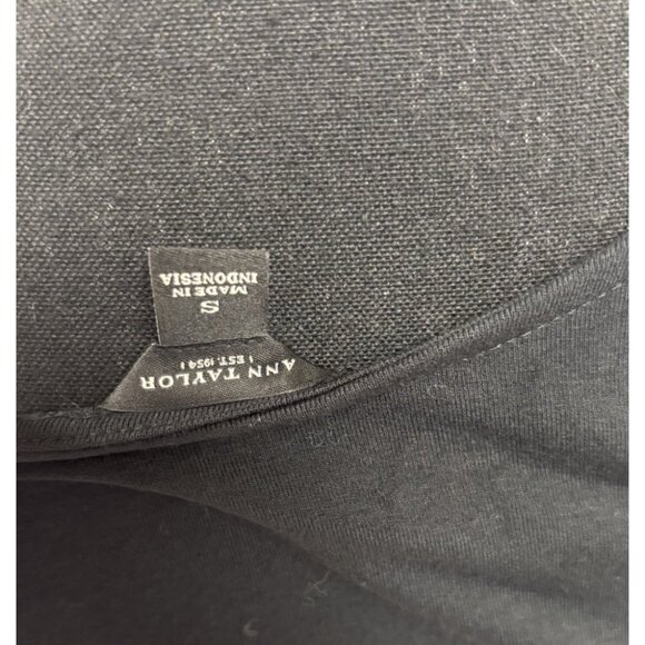 Ann Taylor  Sleeveless Stretch Knit Maxi Dress Black Size Small - Picture 5 of 5